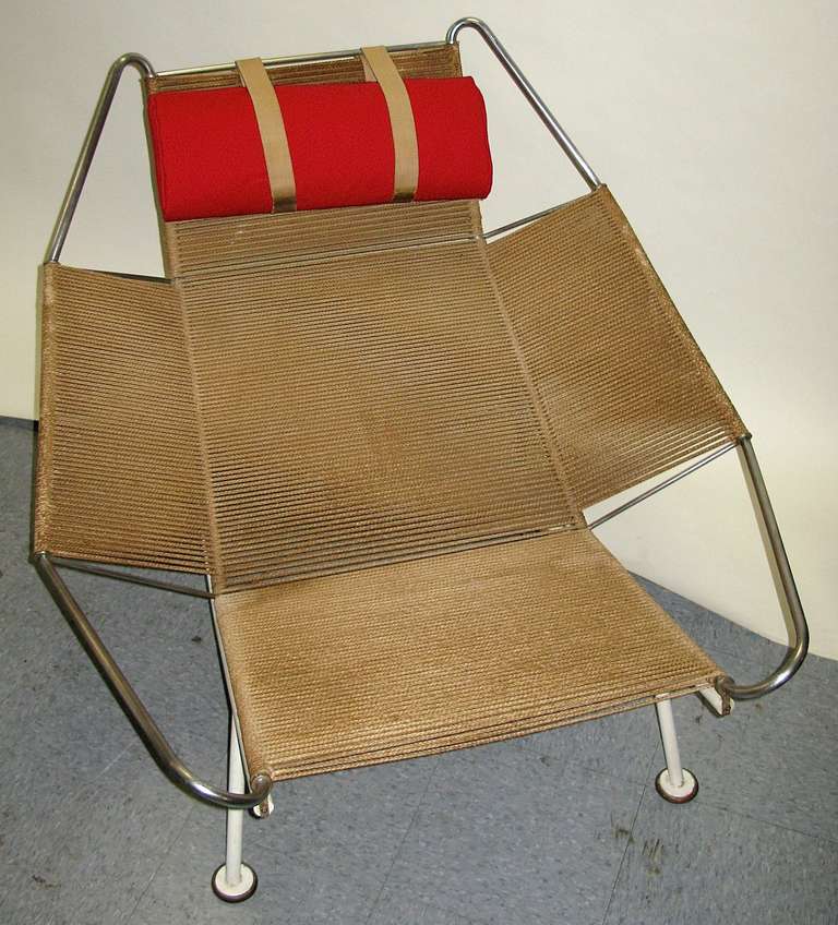 Danish Extraordinary Hans Wegner Flag Halyard Chair