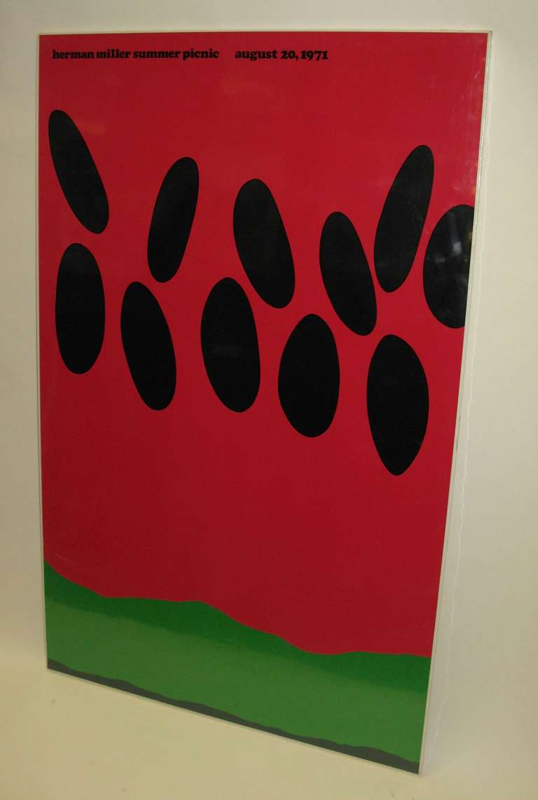 Watermelon graphic. Shrink-wrap fully intact, never been removed. One slight dent on edge-very small. Designed by Steve Frykholm. Great colorful piece!