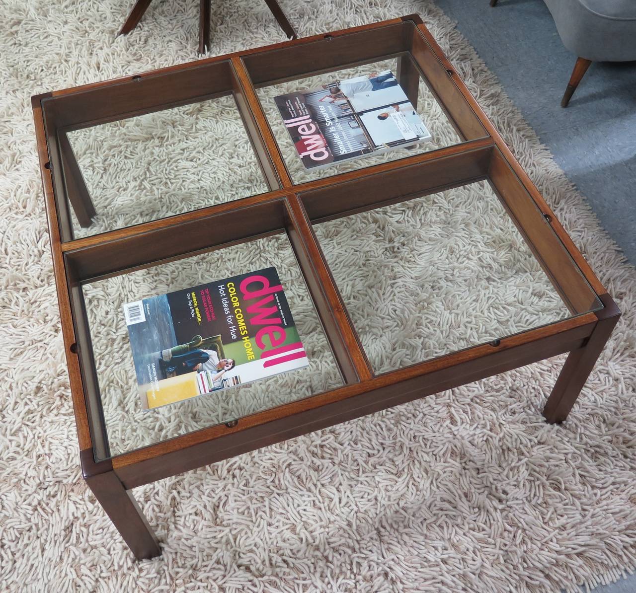 Mid-20th Century Unusual Display Coffee Table, 1960