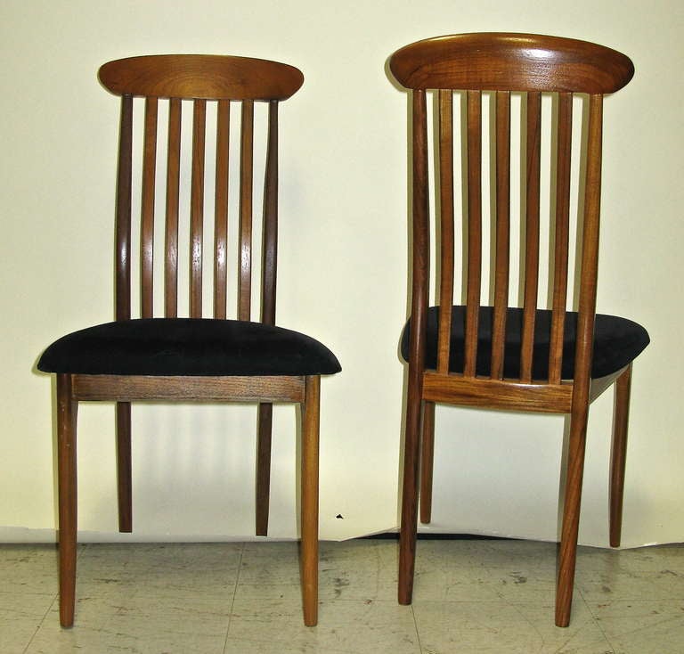 1960 J.L. Moller Rosewood High-Back Chairs- 6
