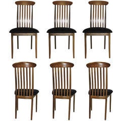 1960 J.L. Moller Rosewood High-Back Chairs- 6