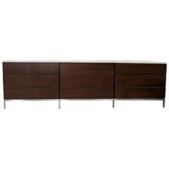Spectacular Knoll Triple Dresser with Nine Drawers