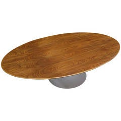 Rare 1960 Saarinen Oval Coffee Table