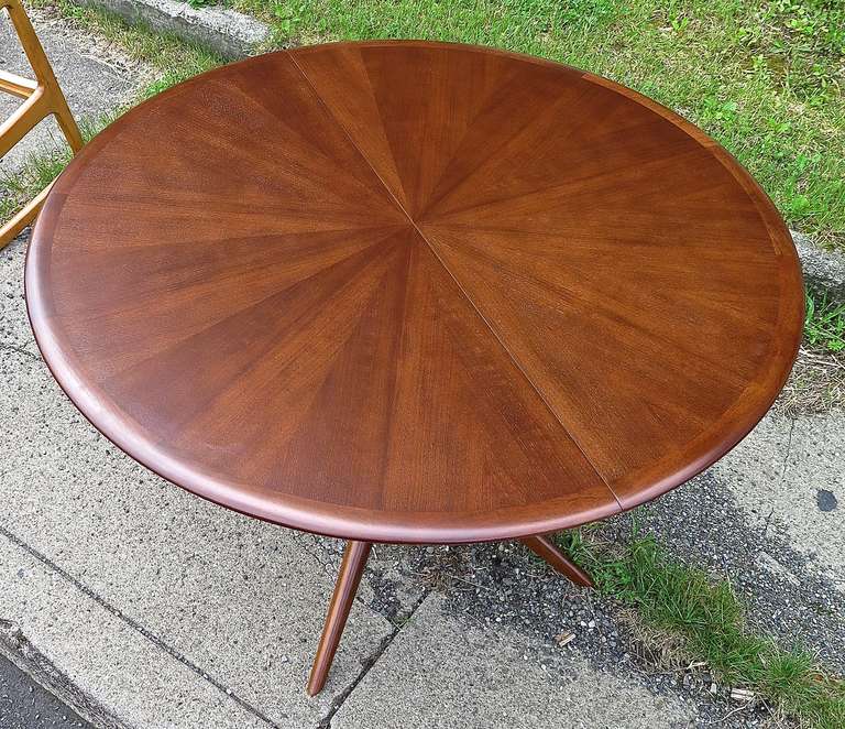 Swedish Elegant 1950 Erno Fabry Dining Table