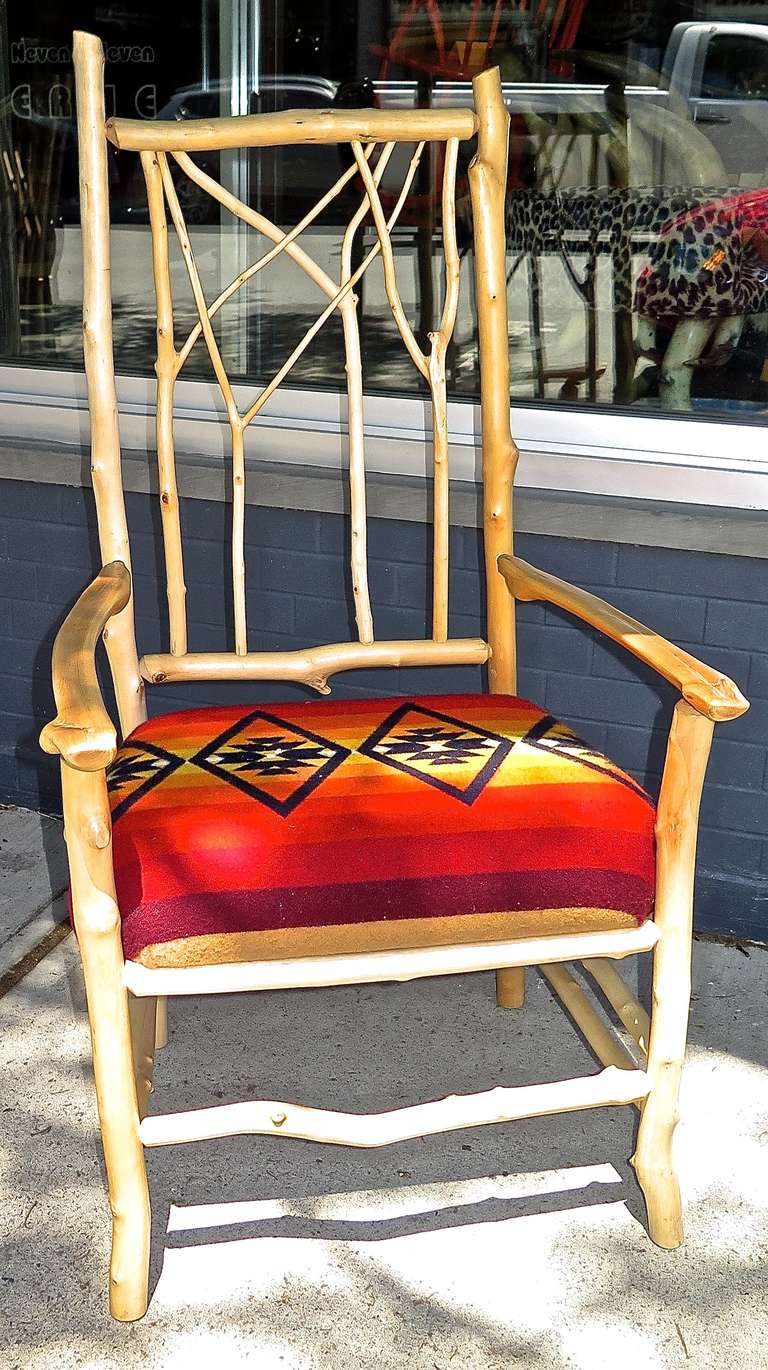 Wood Pair of Dan Mack Water Series Adirondack Chairs, 1990