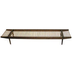 Gorgeous 1960 Milo Baughman Dowel Bench- Long Version