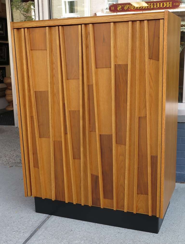 Brutalist Spectacular 1977 Made in Canada Tall Armoire
