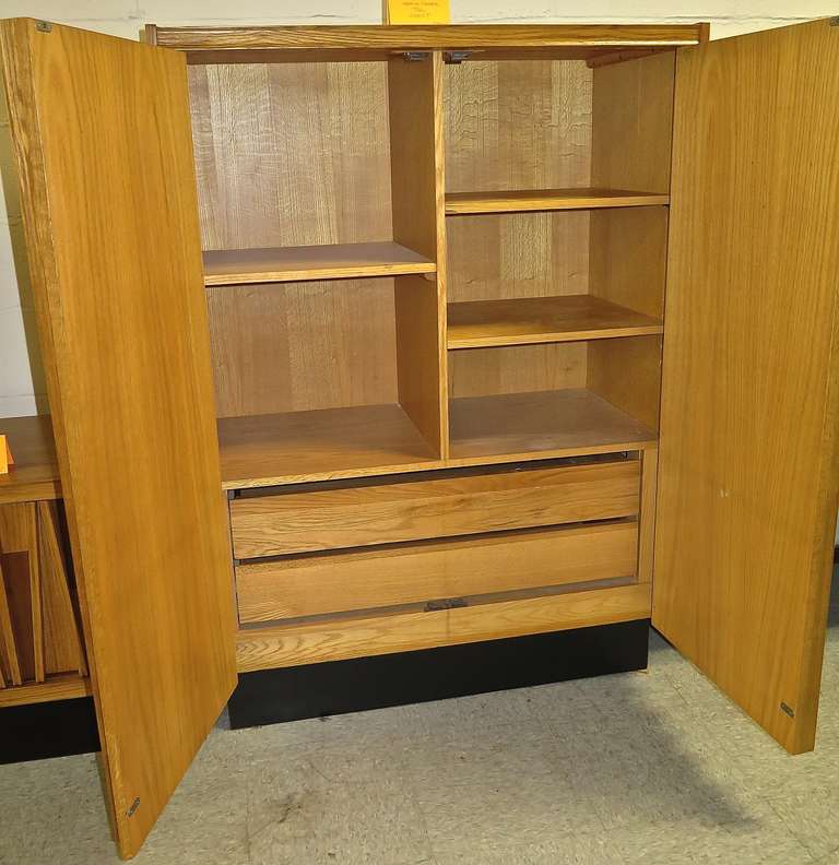 Oak Spectacular 1977 Made in Canada Tall Armoire