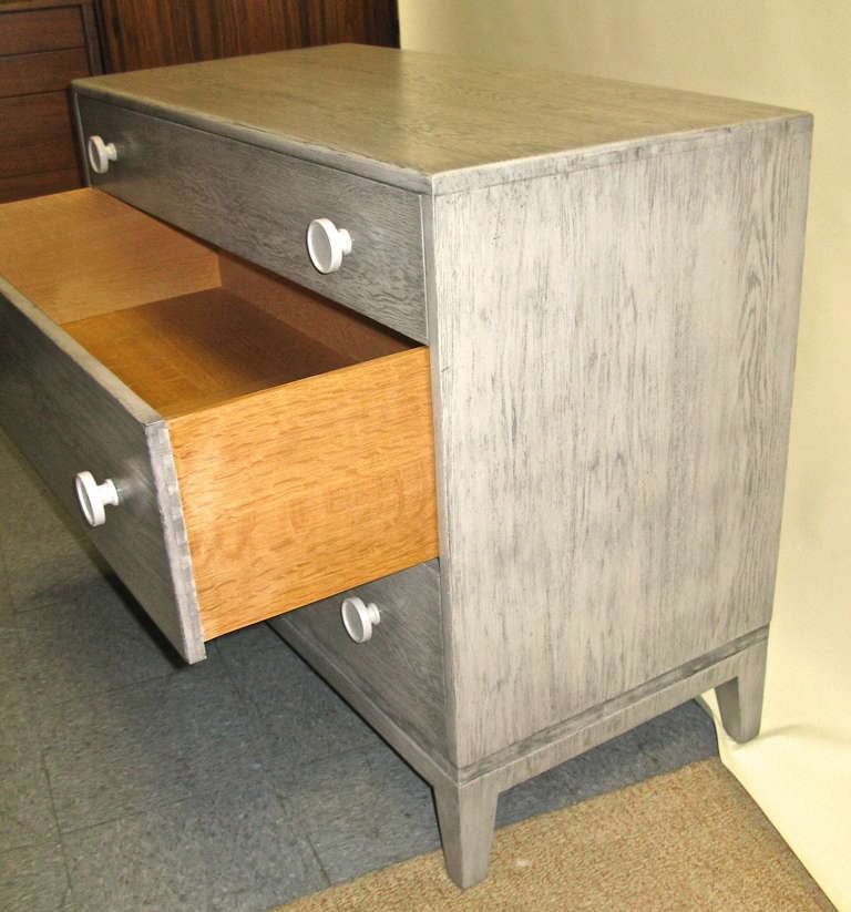 Mid-20th Century Custom Finish 1940 Kittinger Oak 3- Drawer Dresser