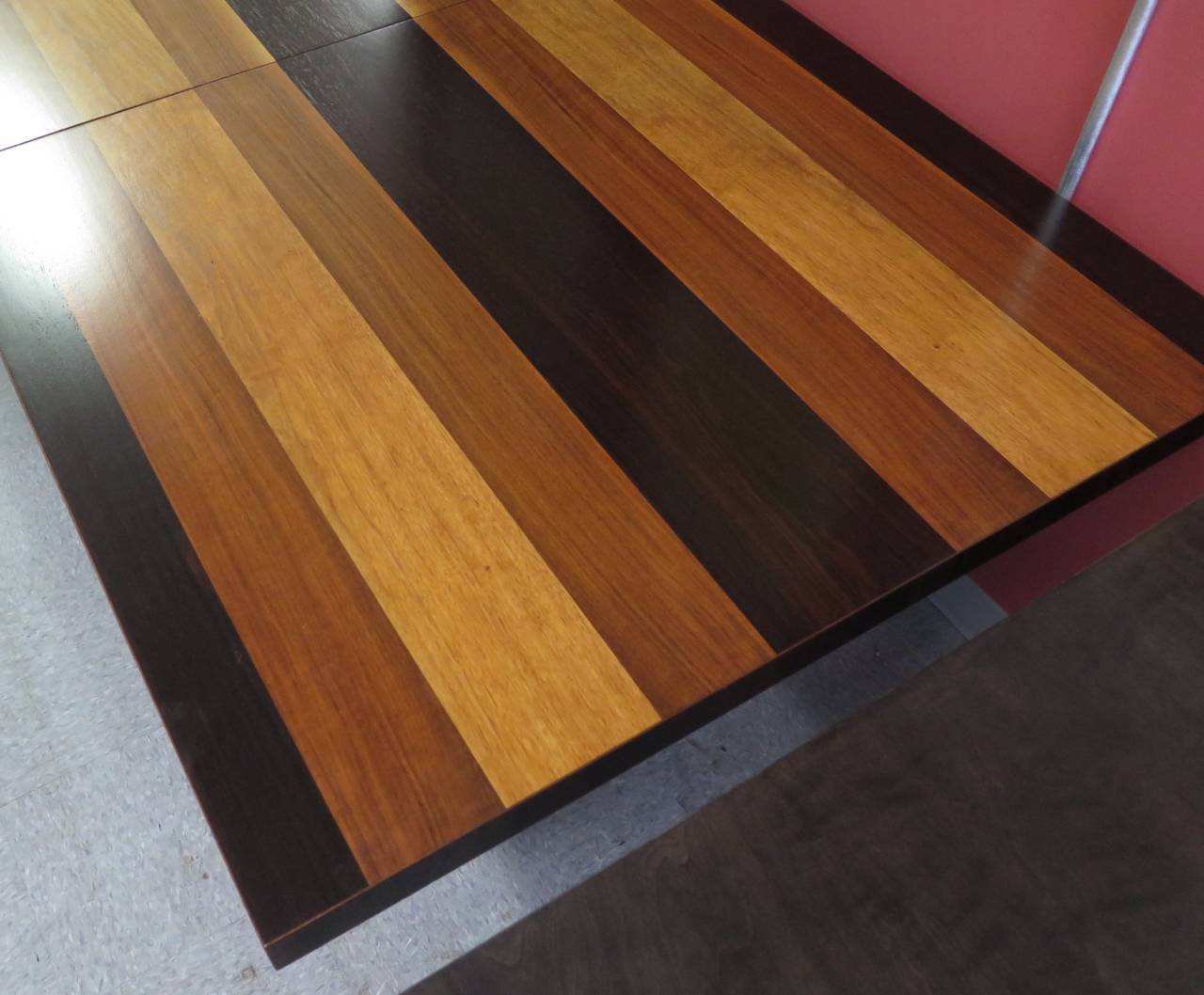 multi wood dining table