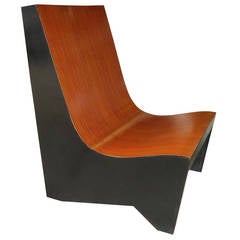 Bent Plywood Wedge Chair