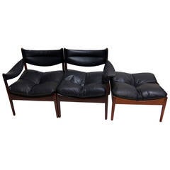 1960 Kristian Vedel Settee with Ottoman