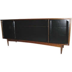 Unique 1950 Walnut Case 9 Drawer Dresser