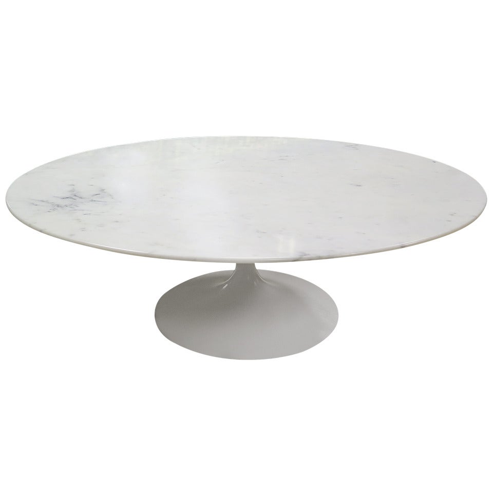 Fabulous 1950 Saarinen Marble Top Coffee Table