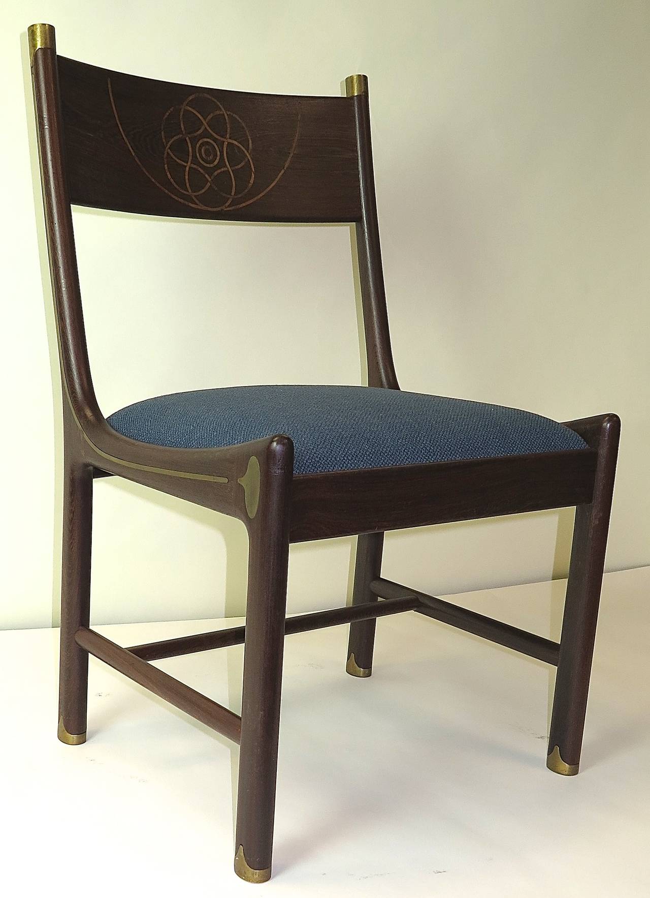 Mid-Century Modern  1970 Pair of Ib Kofod-Larsen for Selig Chairs For Sale