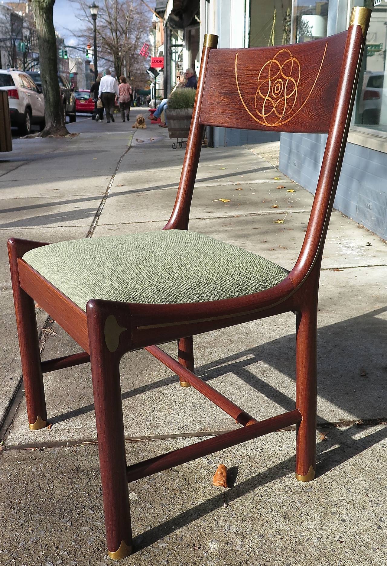   Pair of 1970 Ib Kofod-Larsen for Selig Chairs In Excellent Condition For Sale In Hudson, NY