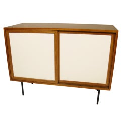 1960 Harvey Probber 2-Door Cabinet  w/Shelves