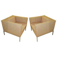 1960 Pair of Knoll Club Chairs