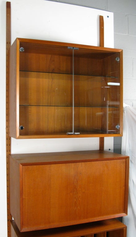 1960 Teak Cado System with Wood Brackets