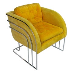 1970 Milo Baughman Waterfall Club Chair