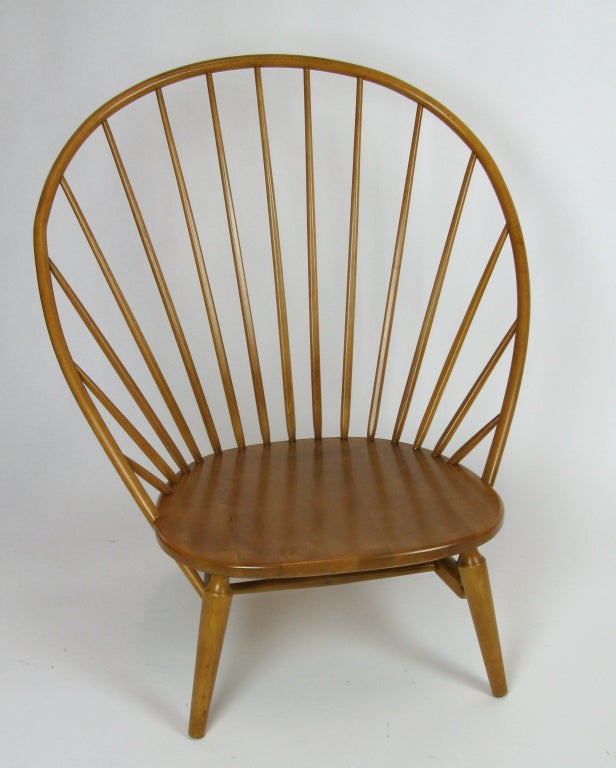 Unknown Great High-Spindle-Back Lounge Chair