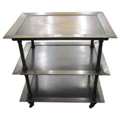 Three level side table