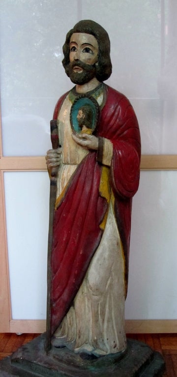 Beautiful and large 18th century Santos