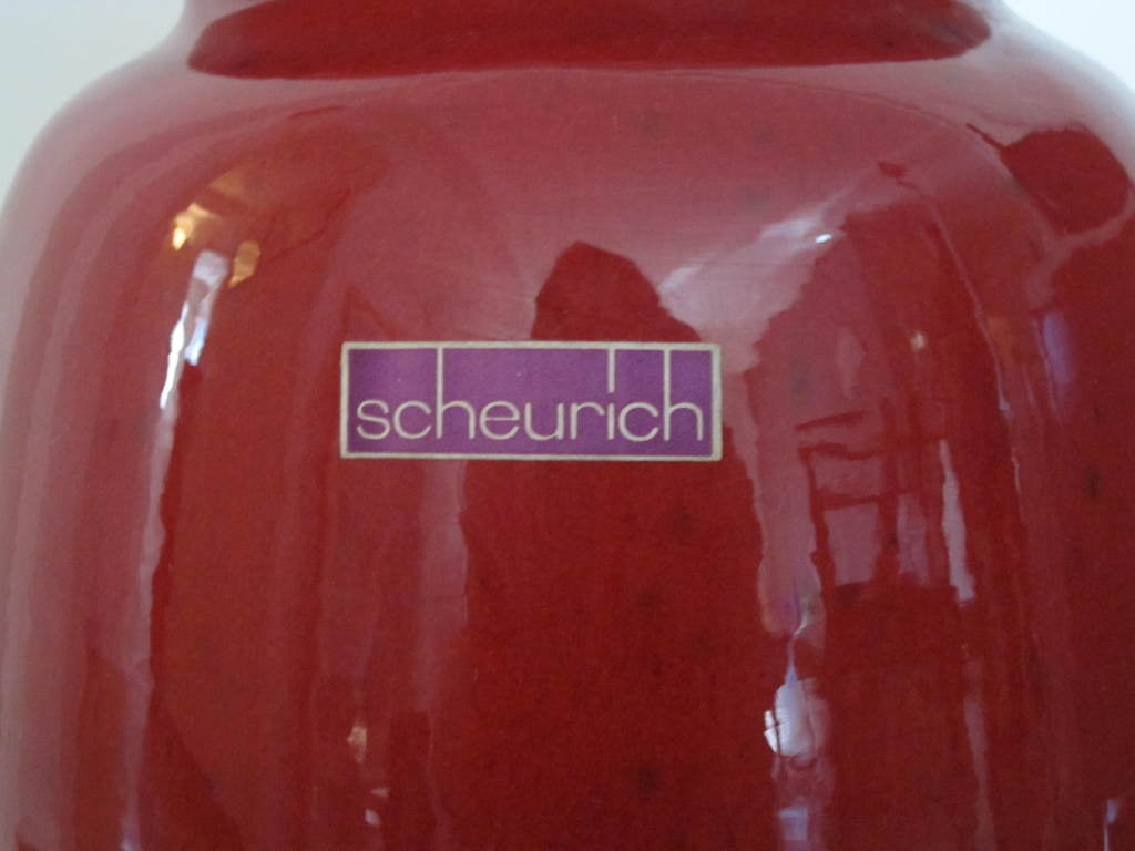 X Large Scheurich West German Pottery Vase