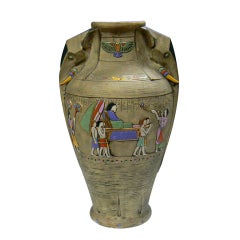 Julius Dressler Egyptian Revival Urn