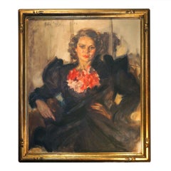 Mid Century Portrait (who is this actress?) by Anna Wilson