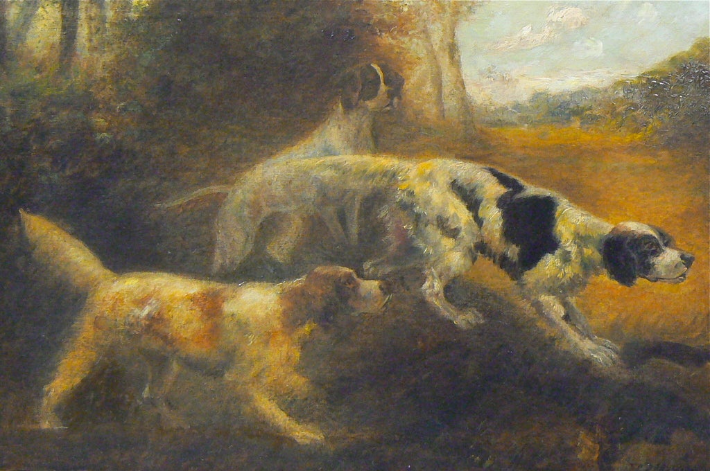 American On The Hunt-Sporting Dogs, Thomas Dalton Beaumont For Sale