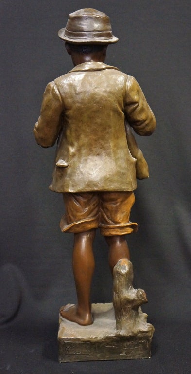 Goldscheider Black Americana Figure of a Boy