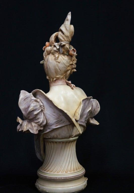 Austrian RSK Art Nouveau Amphora Bust of a Beauty For Sale