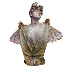 Antique RSK Art Nouveau Bust of an Elegant Lady