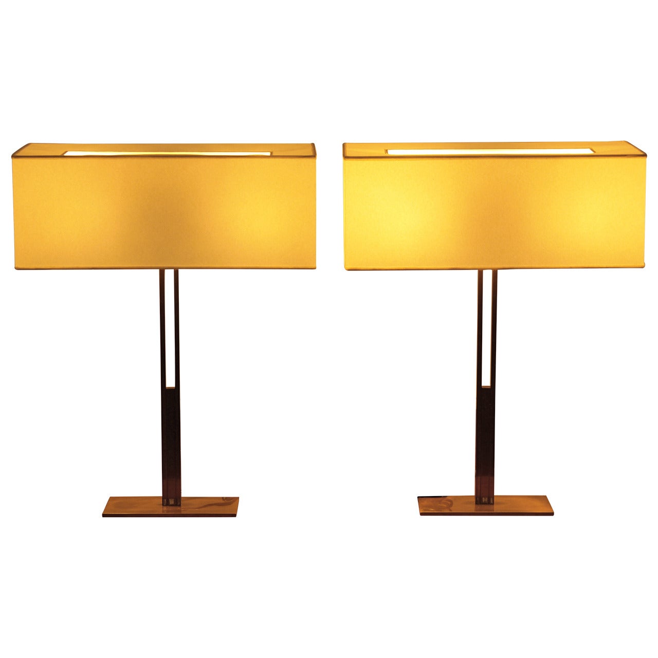 Pair of Christian Liaigre "Canisse" Table Lamps for Holly Hunt