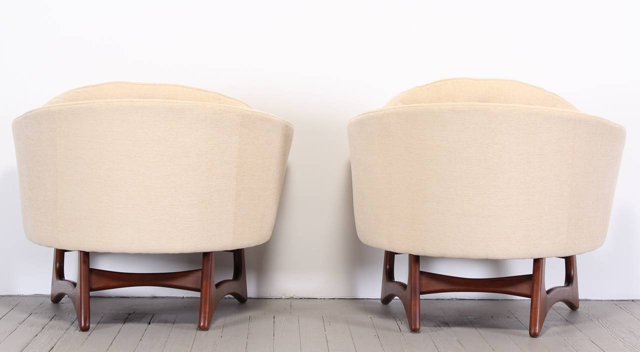 Pair of Adrian Pearsall Lounge or Arm Chairs, 1960 In Excellent Condition In Hamburg, PA