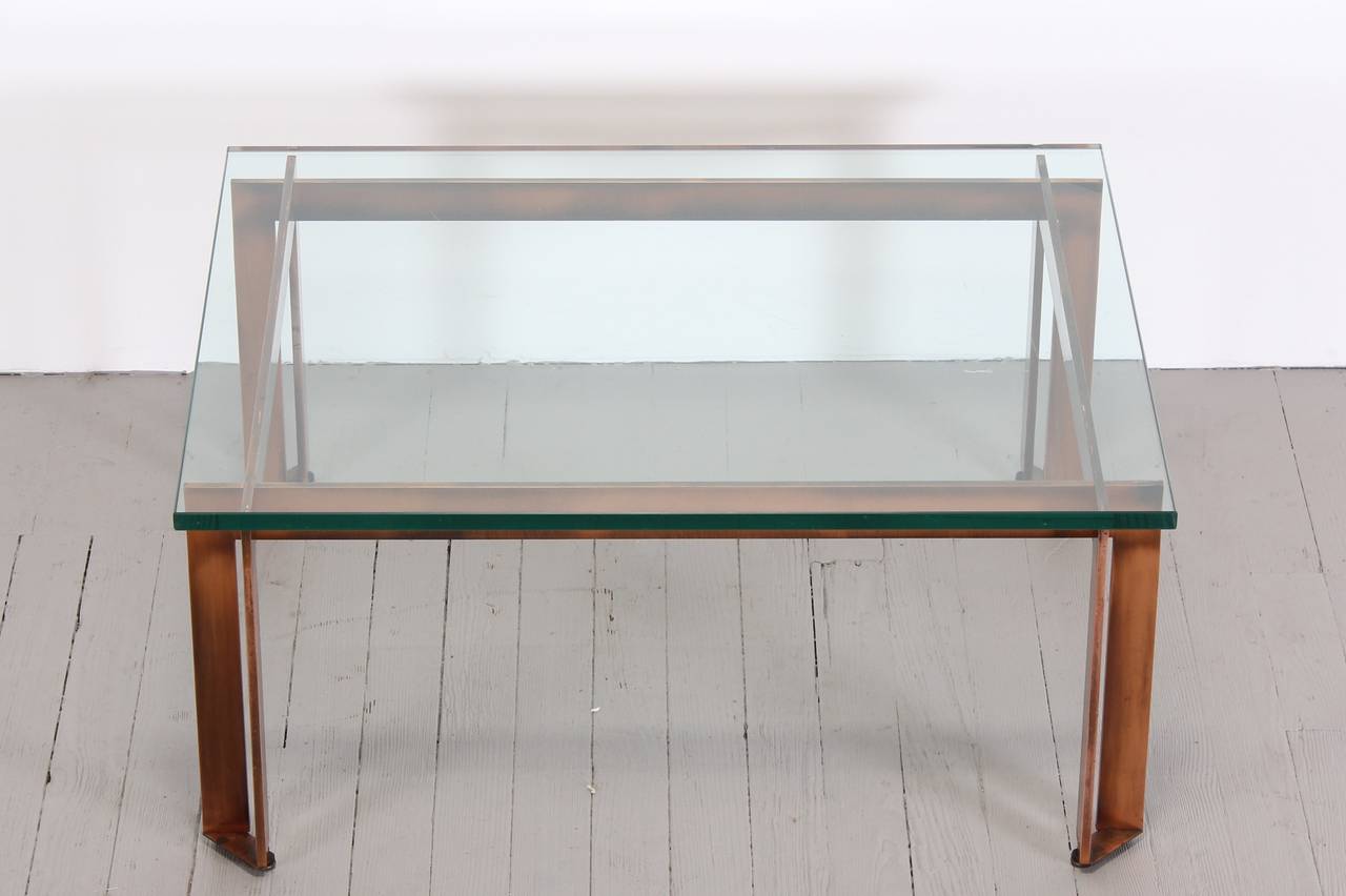 Mid-20th Century Coffee Table by James Howell in Copper, 1966