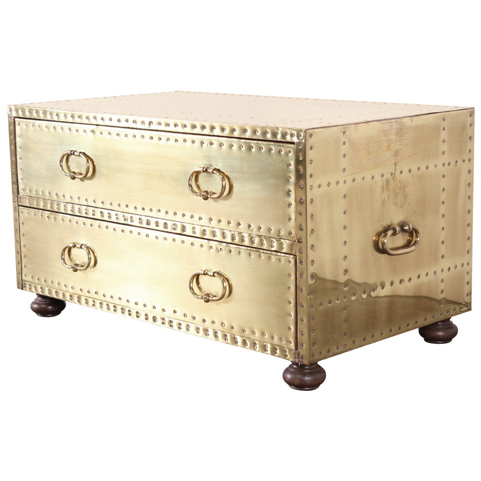 Sarried Brass Trunk Chest