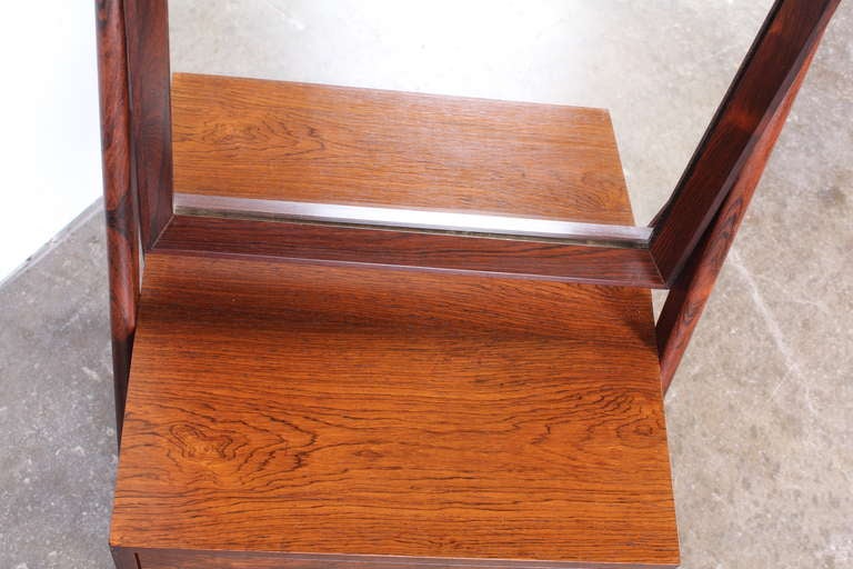 Danish Rosewood Cheval Mirror in the Style of Vodder 3
