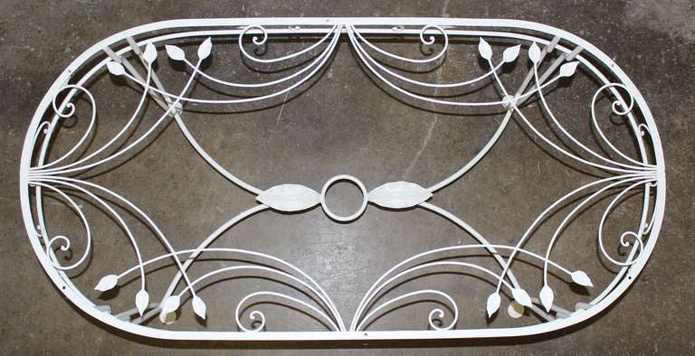 Mid-Century Modern Salterini Wrought Iron Patio Chairs and Table