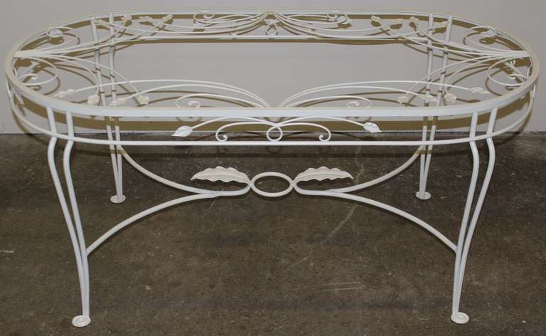 American Salterini Wrought Iron Patio Chairs and Table