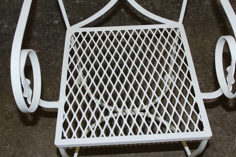 Salterini Wrought Iron Patio Chairs and Table 2