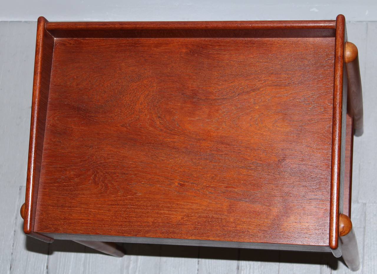 Pair of Borge Mogensen Danish Teak Side Tables 2