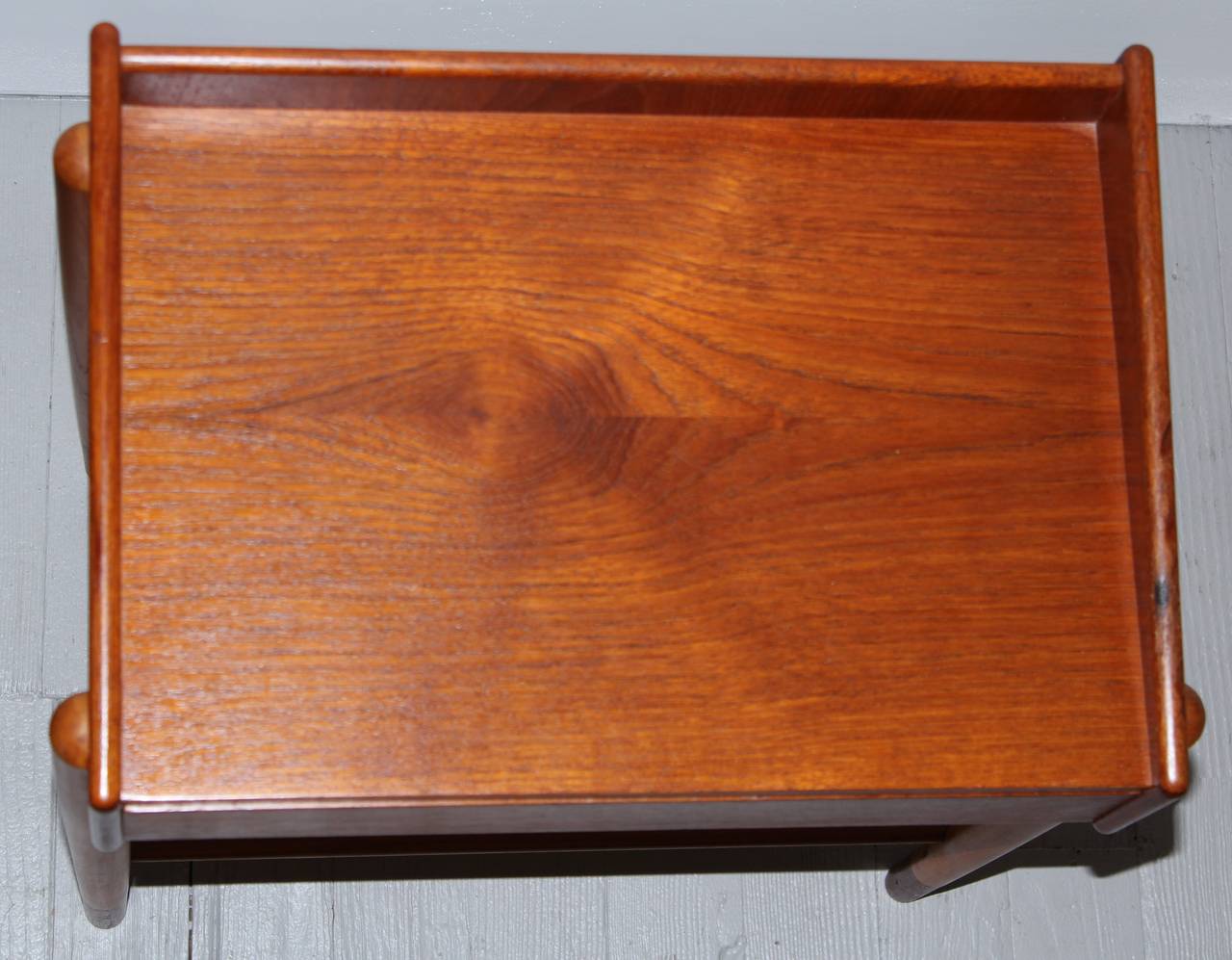 Pair of Borge Mogensen Danish Teak Side Tables 3