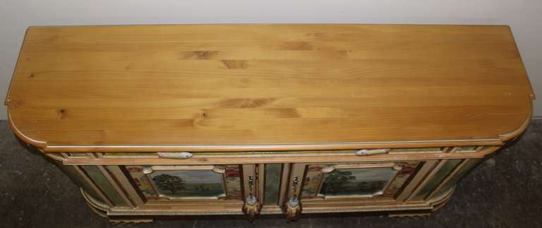 Wood Mackenzie-Childs Whimsical Credenza or Buffet