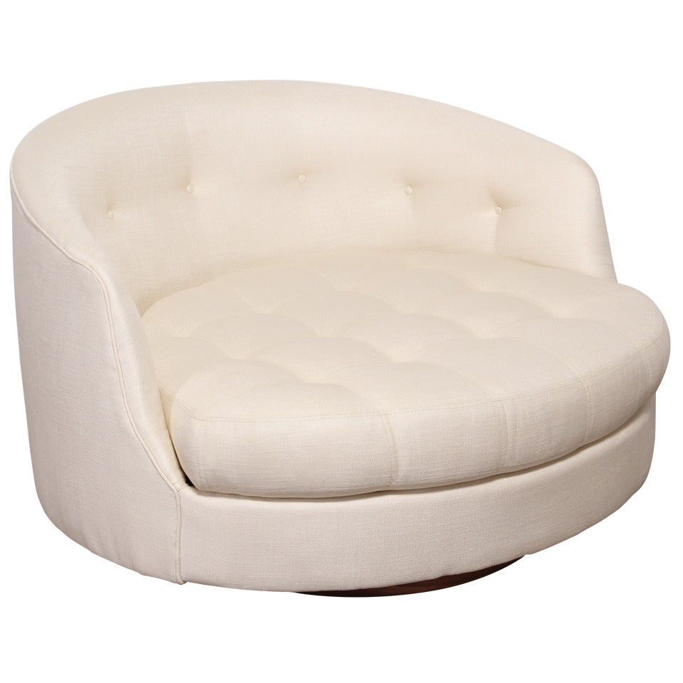 Milo Baughman Swivel Tub Chair for Thayer Coggin