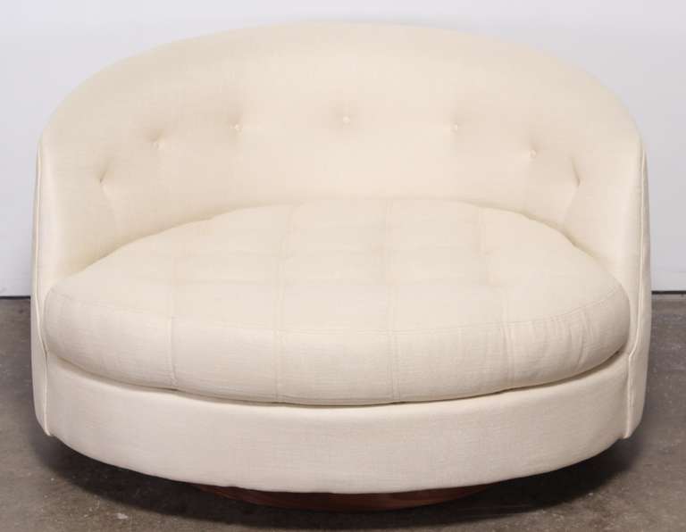 Mid-Century Modern Milo Baughman Swivel Tub Chair for Thayer Coggin