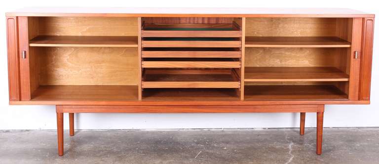 Scandinavian Modern Lovig Danish Teak Credenza