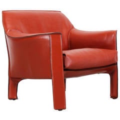 Large 415 Cab Chair by Mario Bellini for Cassina