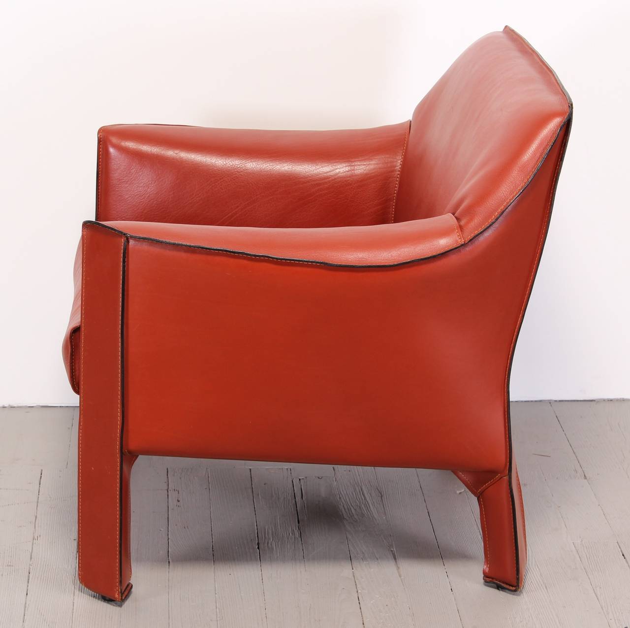 Other Large 415 Cab Chair by Mario Bellini for Cassina